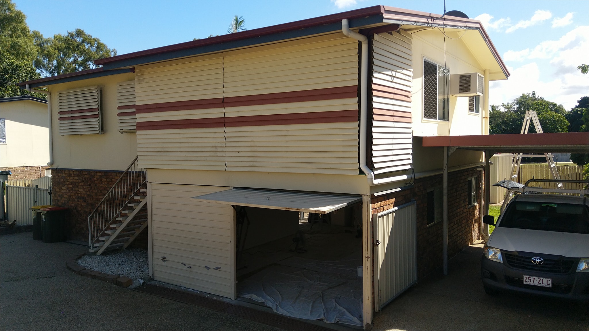 Yellow Siding Complete Renovation